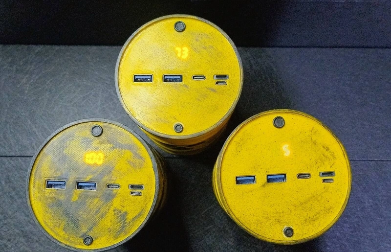 Павербанк “Radioactive Barrel” (22 000 mAh). Швидка зарядка 22,5 W — фото 5
