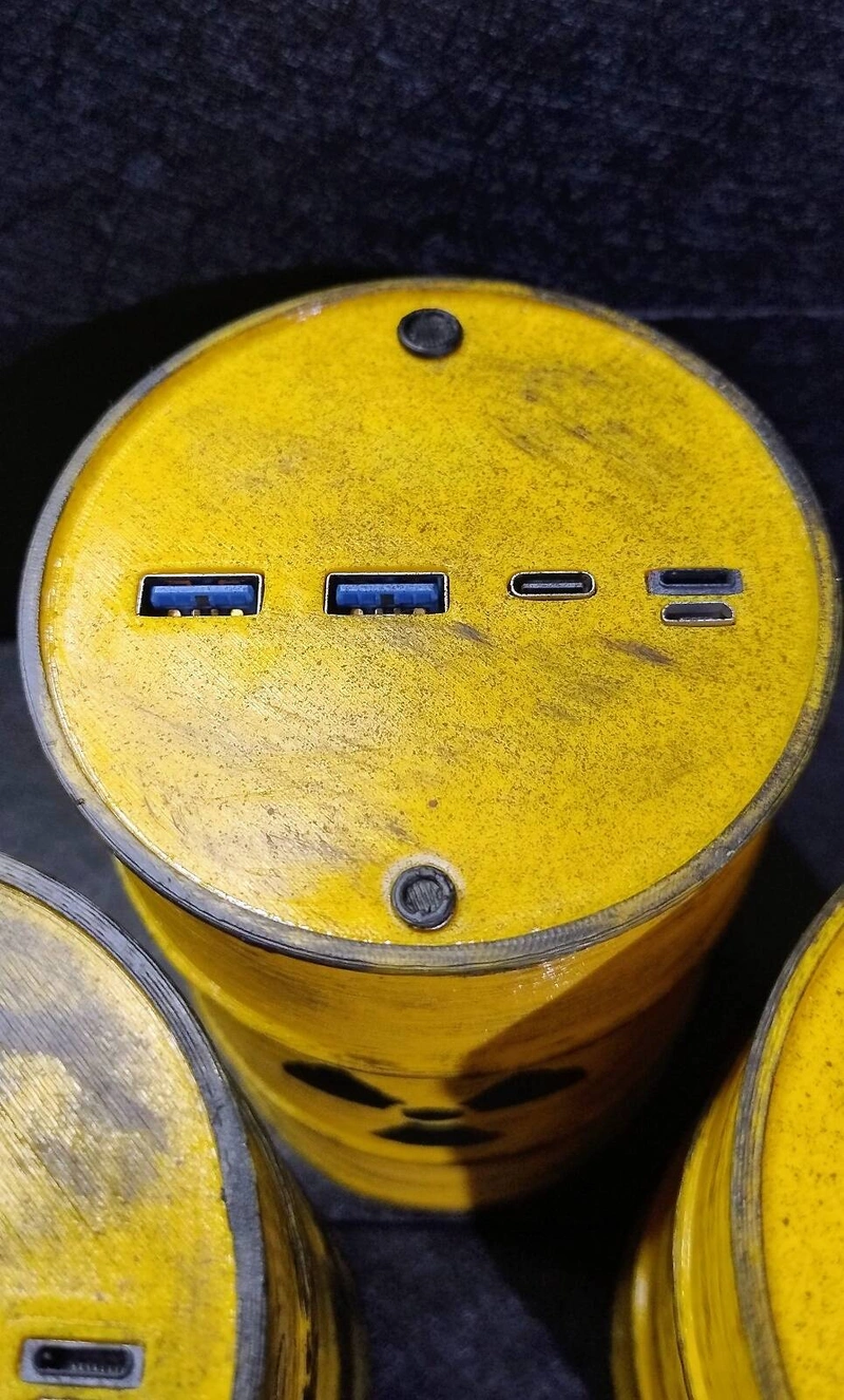 Павербанк “Radioactive Barrel” (22 000 mAh). Швидка зарядка 22,5 W — фото 6