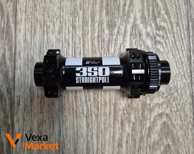 Передняя втулка DT Swiss 350 Straightpull Boost 15x110 мм CenterLock — фото 2