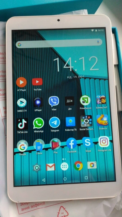 Планшет Tablette tactile IT WORKS