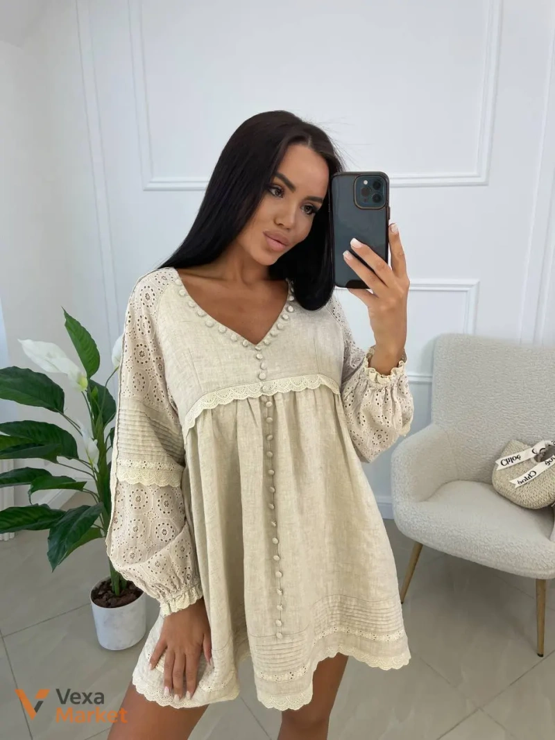 Платье Bala лен прошва — фото 2