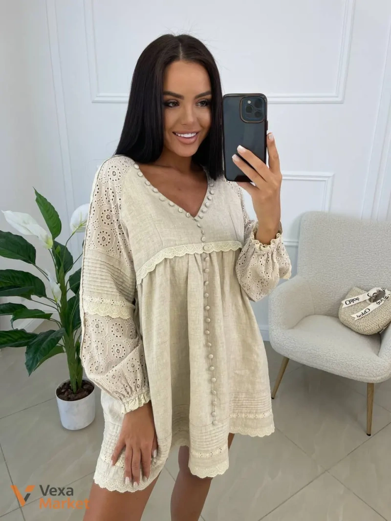 Платье Bala лен прошва — фото 3