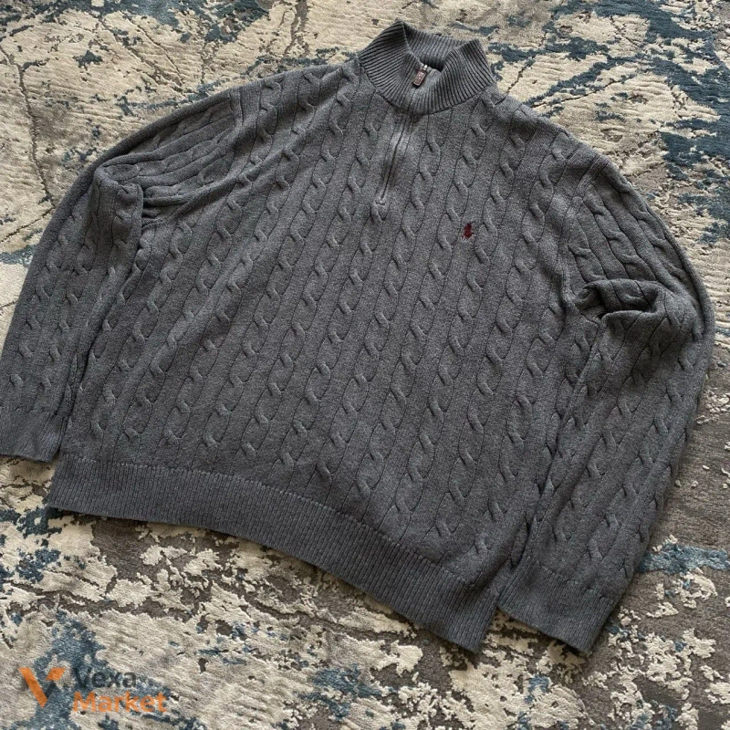 Polo Ralph Lauren 1/3 zip sweater XL (фактически L) — фото 2