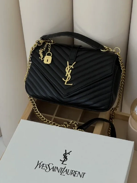 Сумка Saint Laurent College Medium Quilted Еко-шкіра