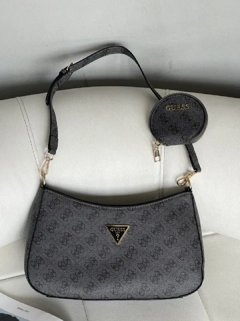 Сумка жіноча Guess Noelle багет 2 в 1 з монетницею