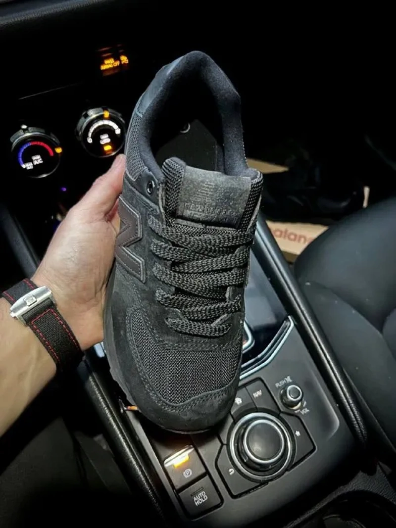 Кросівки Жіночі New Balance 574 All Black — фото 2