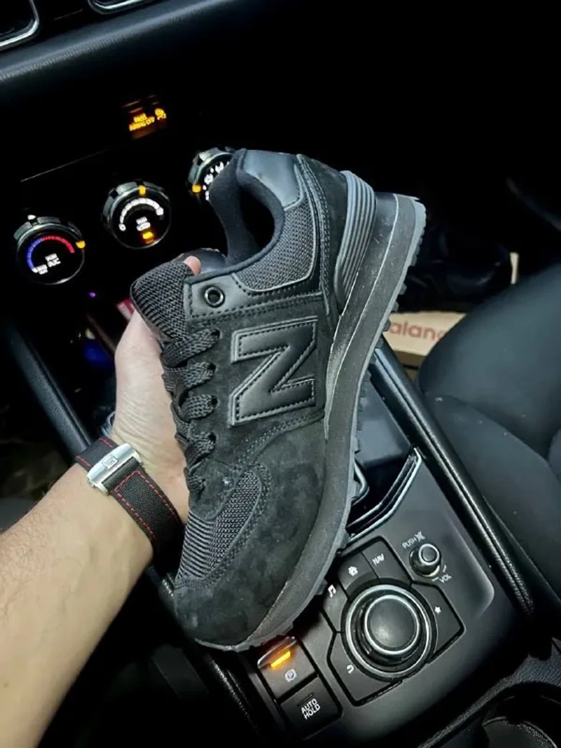 Кросівки Жіночі New Balance 574 All Black — фото 3