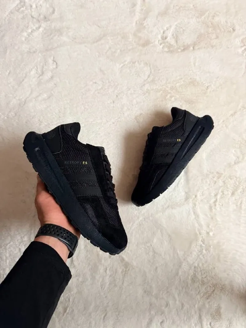 Кросівки Чоловічі Adidas Retropy E5 All Black — фото 7