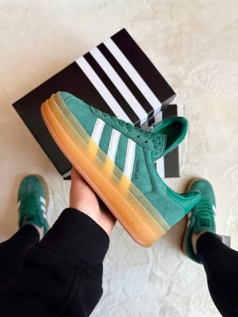 Кросівки жіночі Adidas Gazelle Green White