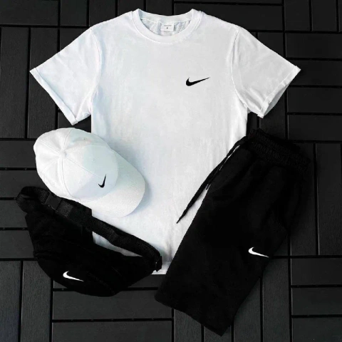 Комплект Nike футболка, шорти, кепка