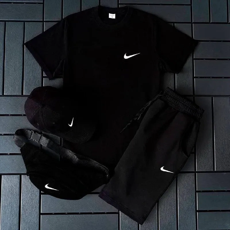 Комплект Nike футболка, шорти, кепка — фото 2