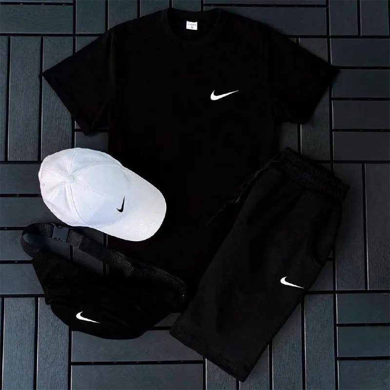 Комплект Nike футболка, шорти, кепка — фото 3
