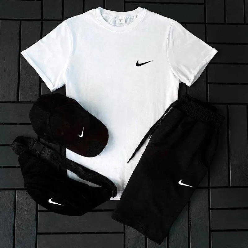 Комплект Nike футболка, шорти, кепка — фото 4