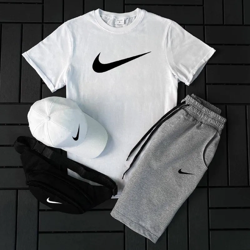 Комплект Nike футболка, шорти, кепка — фото 5