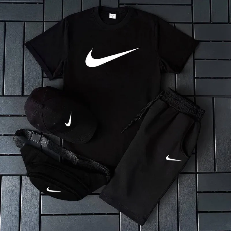 Комплект Nike футболка, шорти, кепка — фото 8