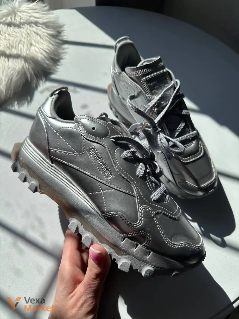 Reebok Classic X Cardi B кроссовки серебристые размер 41 — фото 4