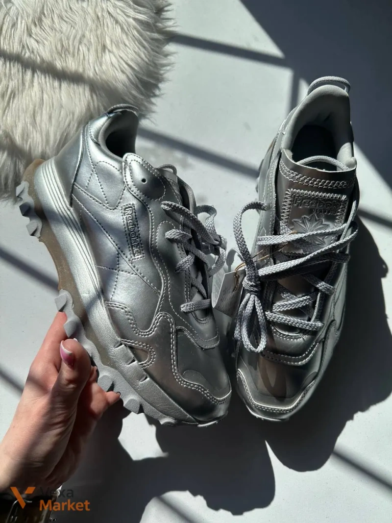 Reebok Classic X Cardi B кроссовки серебристые размер 41 — фото 5