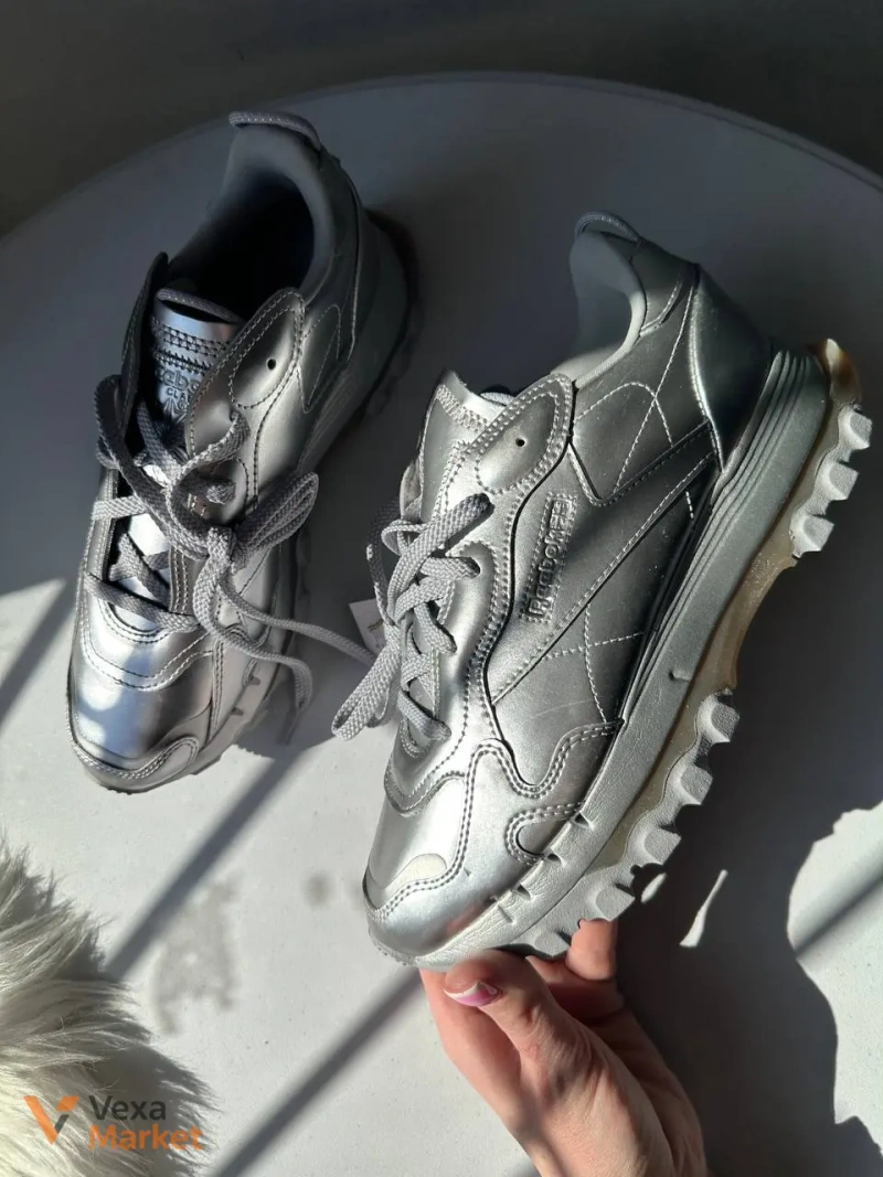 Reebok Classic X Cardi B кроссовки серебристые размер 41 — фото 6