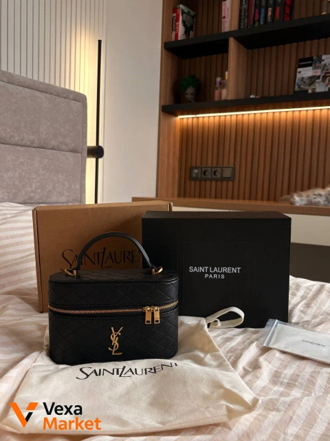 Saint Laurent Vanity Case Черная Люкс Качество