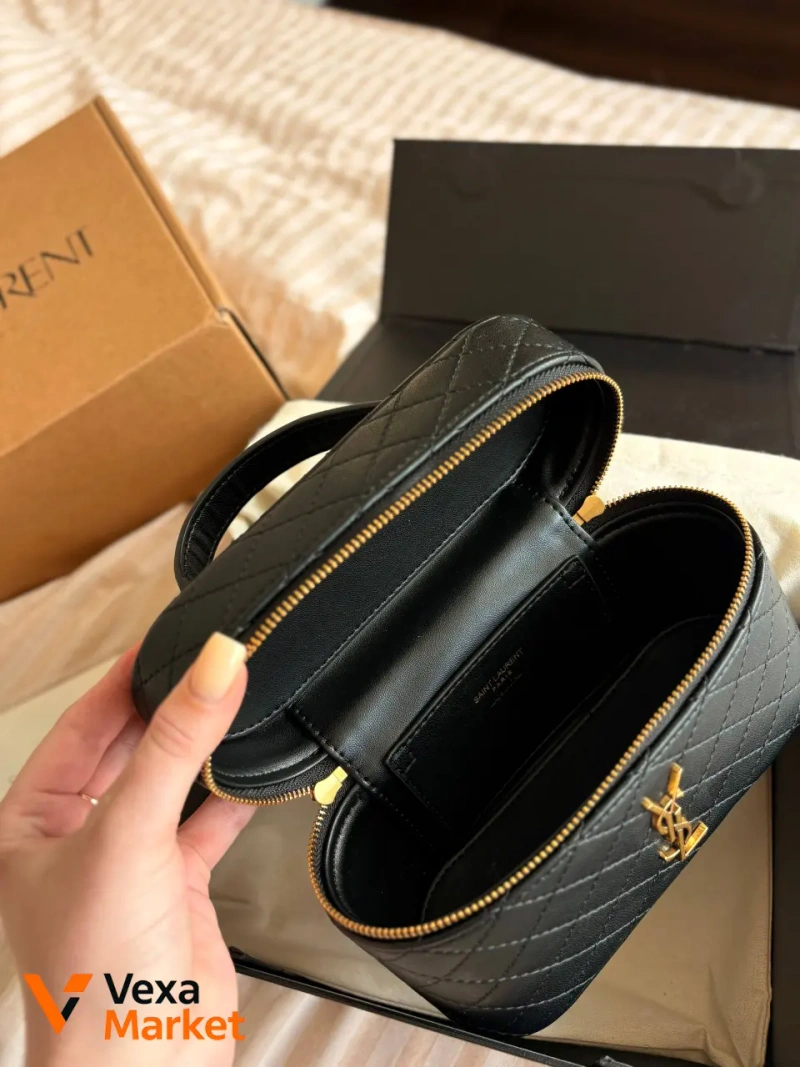 Saint Laurent Vanity Case Черная Люкс Качество — фото 5