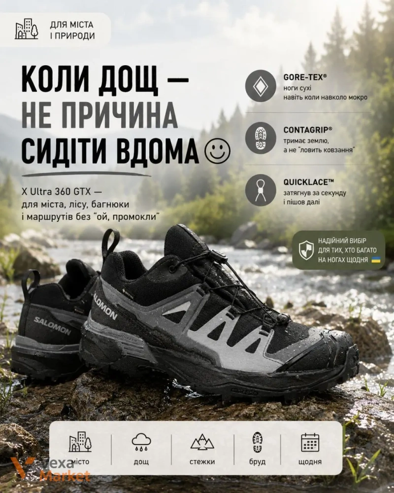 Salomon X Ultra 360 кросівки для військових — фото 3