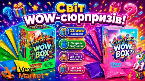 Секретний Wow Box - коробка з 12 сюрпризами