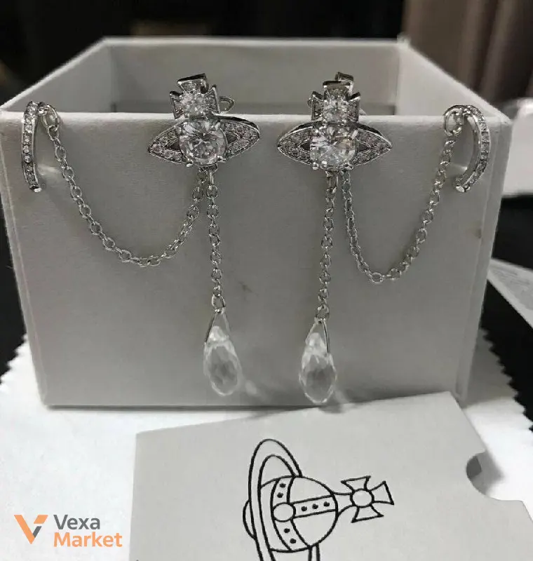 Сережки Vivienne Westwood срібні — фото 5