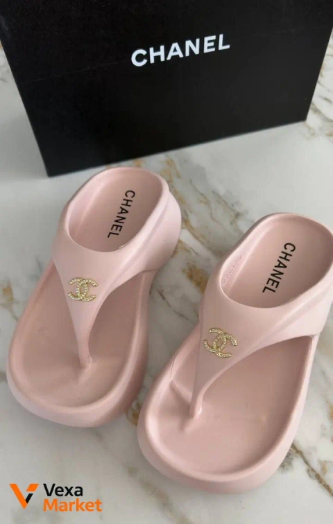Шльопанці Chanel рожеві 37, 38, 39