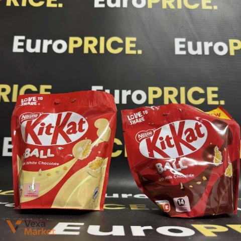 Шоколадні кульки KitKat Ball білий та молочний шоколад 140г