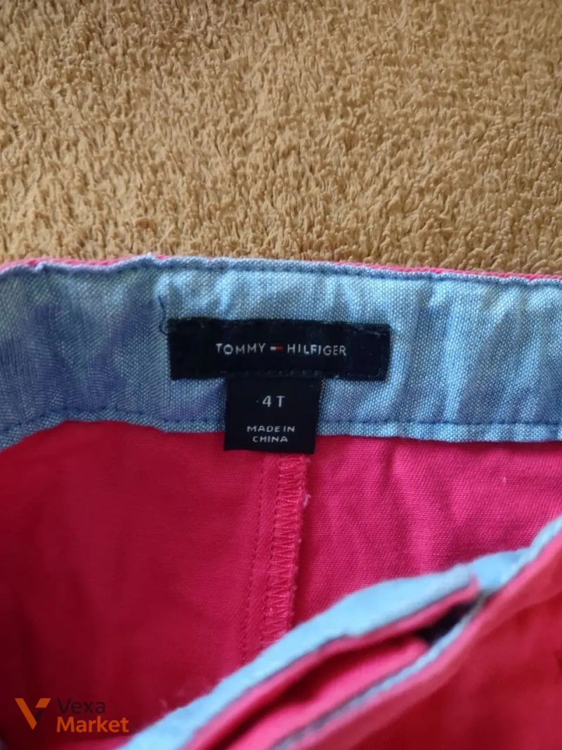 Шорти Tommy Hilfiger для дівчинки, рожеві, розмір 4 роки — фото 3