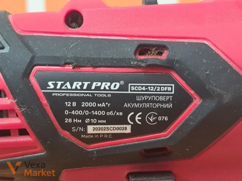 Шуруповерт START PRO SCD4-12/2-2DFR з двома АКБ та З/П — фото 4