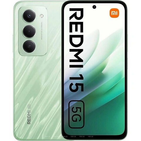 Смартфон Xiaomi Redmi 15 5G 4/128GB NFC Ripple Green (No Adapter) Global