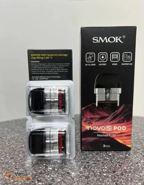 SMOK Novo 5 Pod Meshed 0.7 Ом картриджі (3 шт.)