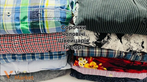 Сорочки чоловічі Швейцарія 1-й сорт