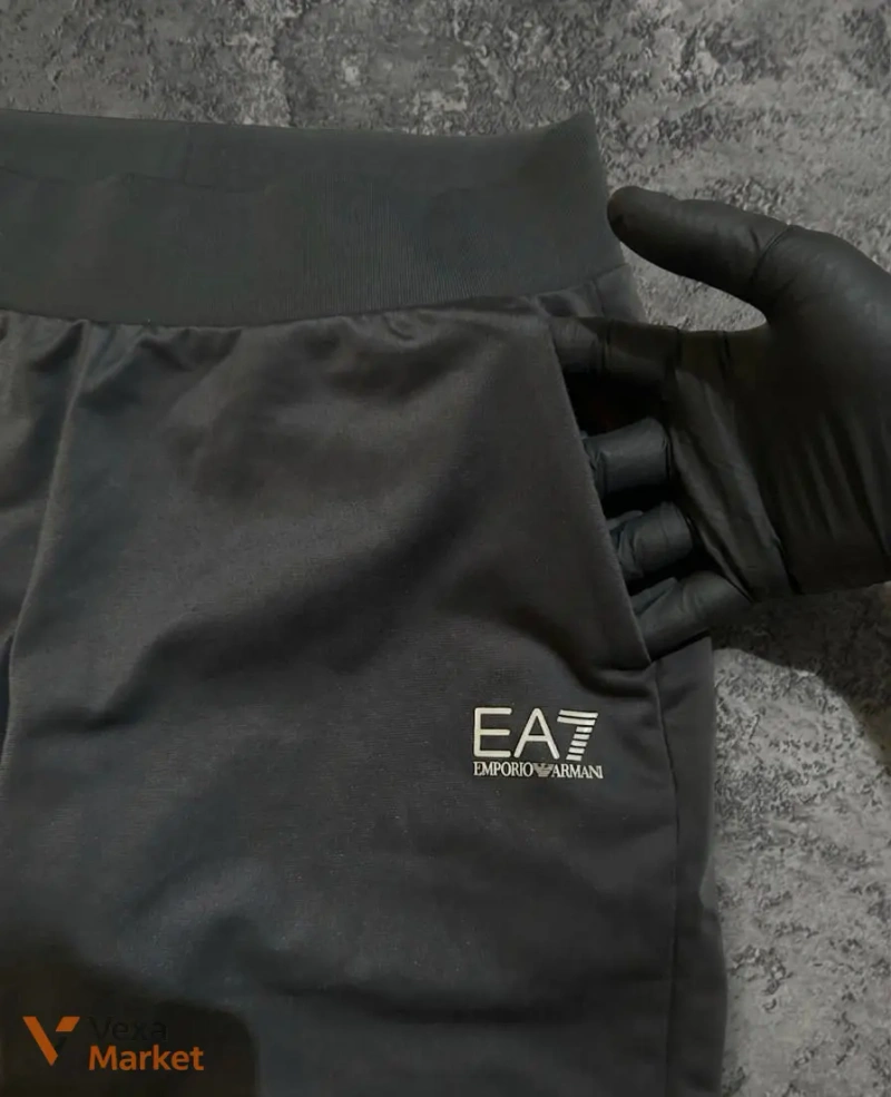 Спортивні штани EA7 Emporio Armani графітові XS — фото 2