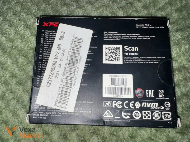 SSD накопичувач Adata XPG Gammix S11 Pro 2TB — фото 2