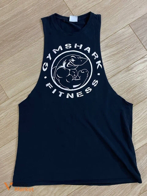 Спортивна майка GymShark Fitness чорна