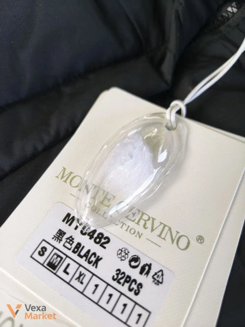 Стильна жіноча куртка MONTEVERVINO чорна