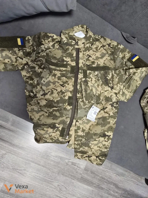 Військова форма піксель: штани, кітель, бойова сорочка, кепки, плащ