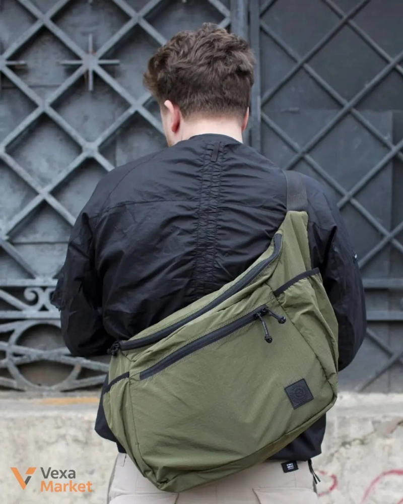 Сумка MUGGER Shark Grey, Black, Olive — фото 2