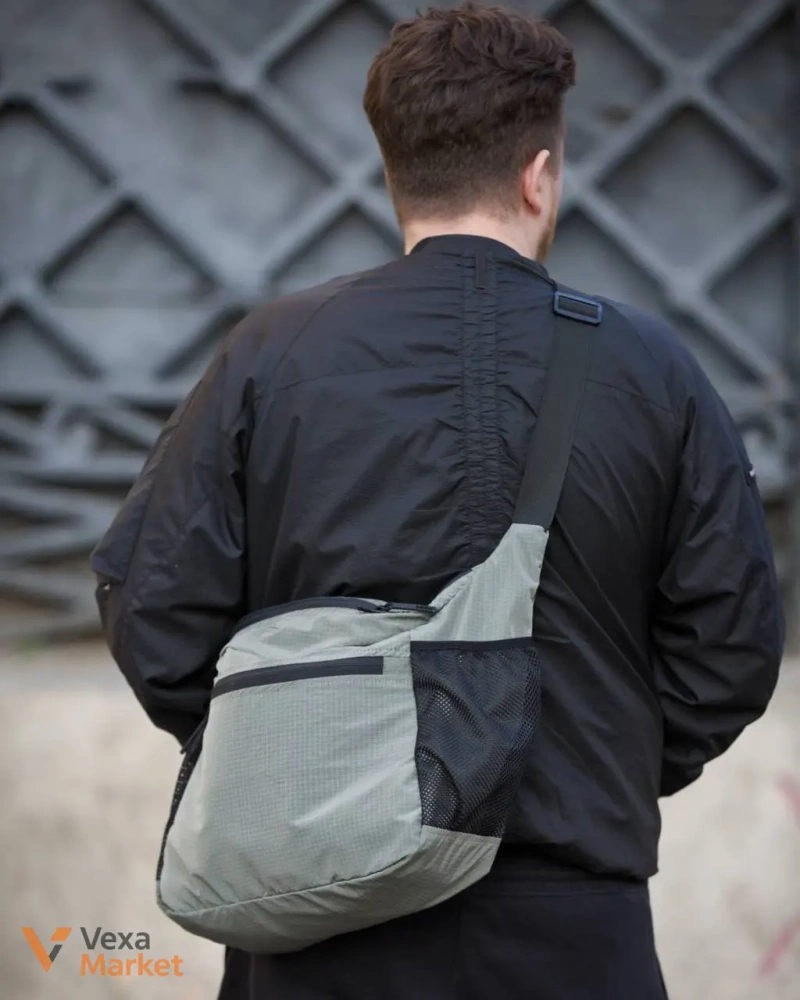 Сумка MUGGER Shark Grey, Black, Olive — фото 3