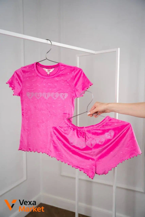 Велюровый костюм Juicy Couture женский розовый
