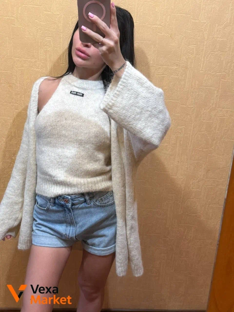 Кардиган и топ Miu Miu женский