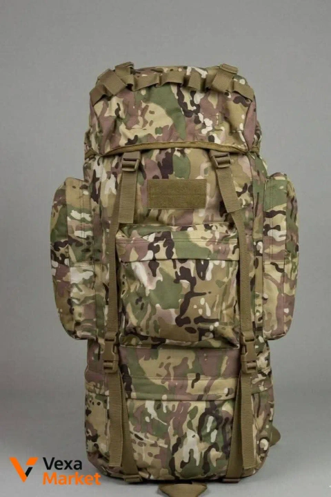 Рюкзак тактичний Мультикам 120Л (Каркасний) Oxford 1000D + MOLLE