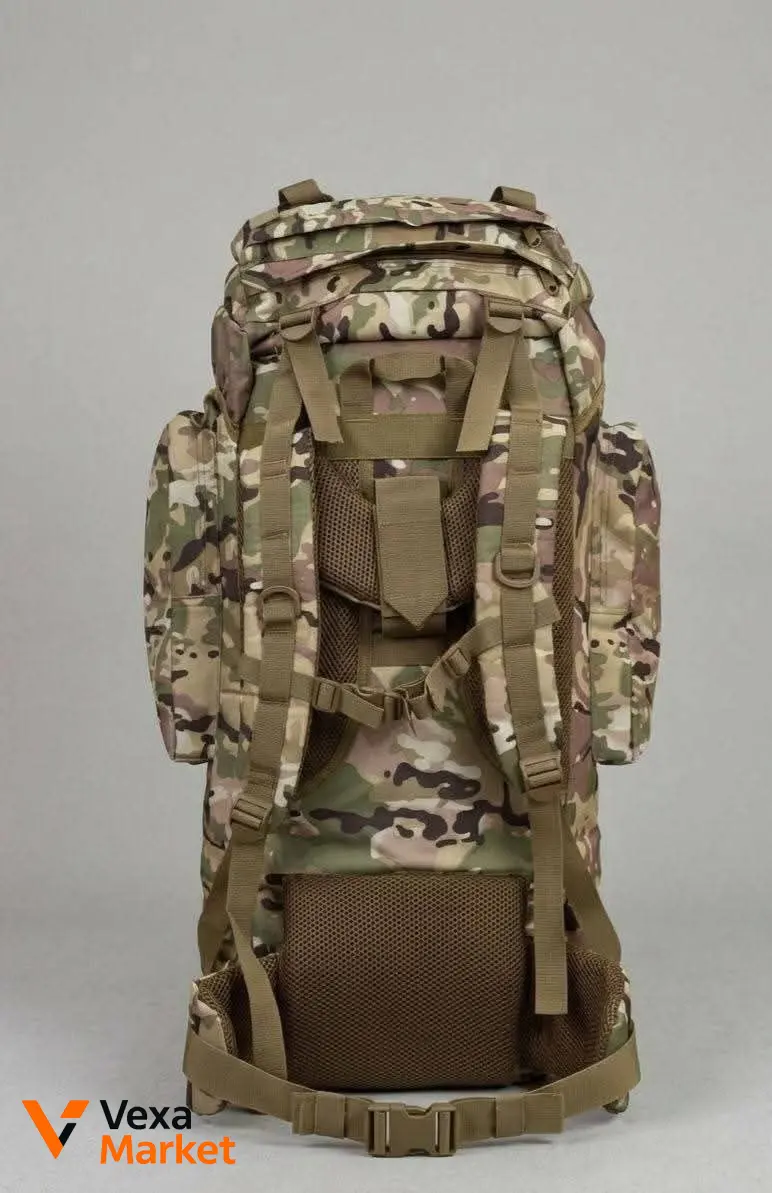 Рюкзак тактичний Мультикам 120Л (Каркасний) Oxford 1000D + MOLLE — фото 2