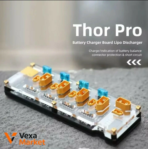 HGLRC Thor 4 PRO паралельна зарядна плата 40A для XT60/XT30, 2-6S LiPo