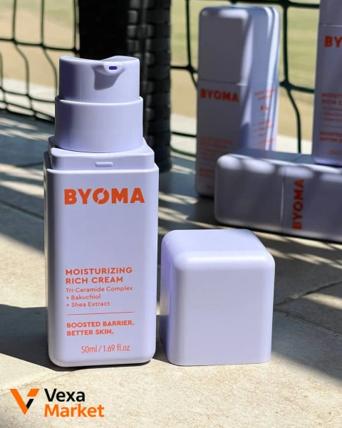 Byoma Moisturising Rich Cream увлажняющий крем с керамидами и бакучиолом 50ml