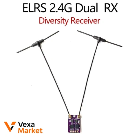 ELRS 2.4G Dual Diversity Receiver HappyModel EP DUAL