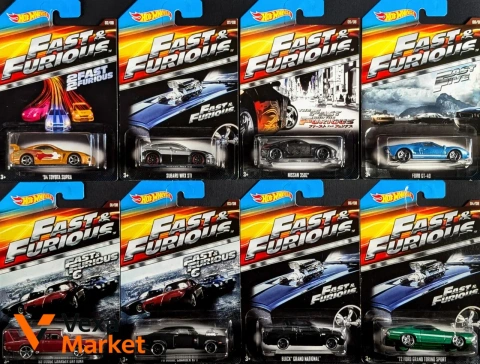 Hot Wheels Set Fast & Furious 2014