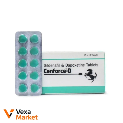 Cenforce D (Sildenafil 100 mg + Dapoxetine 60 mg) - возбуждающее и пролонгирующее средство